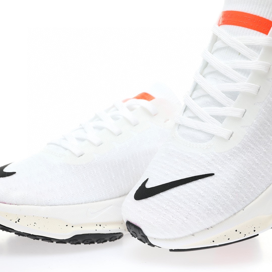 Nike ZoomX Invincible Run Flyknit 3"White/Black/Red 針織白黑桔紅