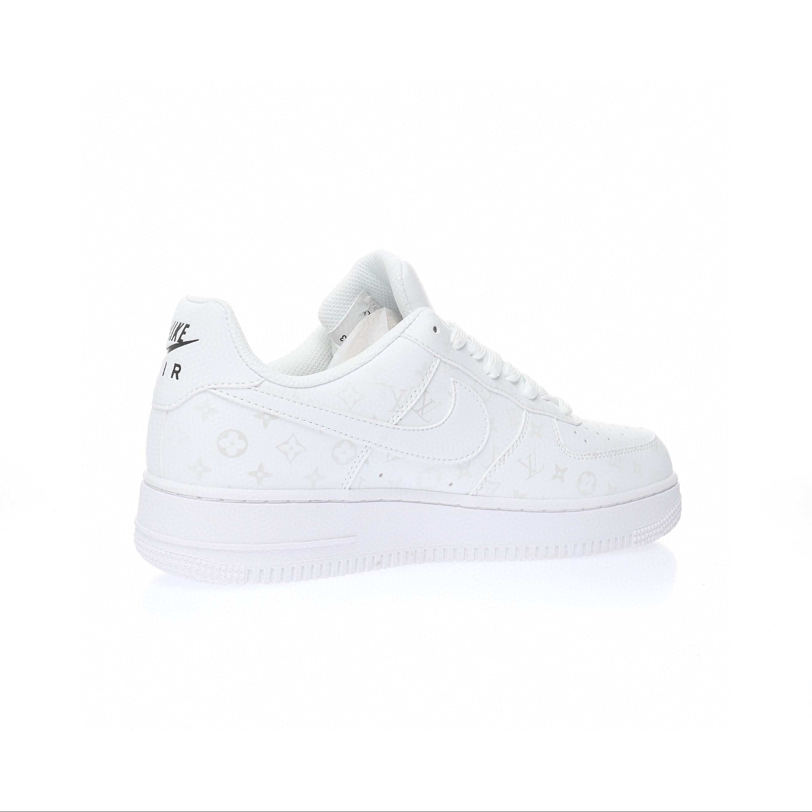 Nike Air Force 1 “白黑淺黃LV老花光變紫外線”