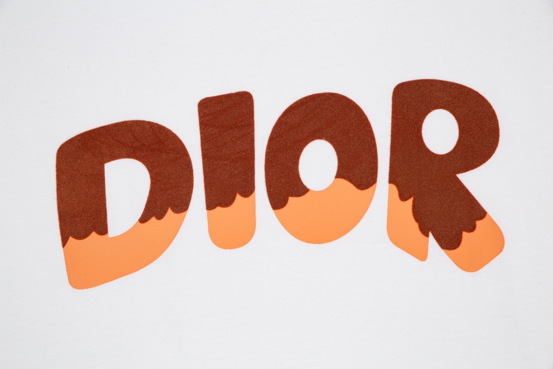 【 DIOR 】23夏季新款胸前LOGO字母印花简约休闲宽松短袖T恤男女同款