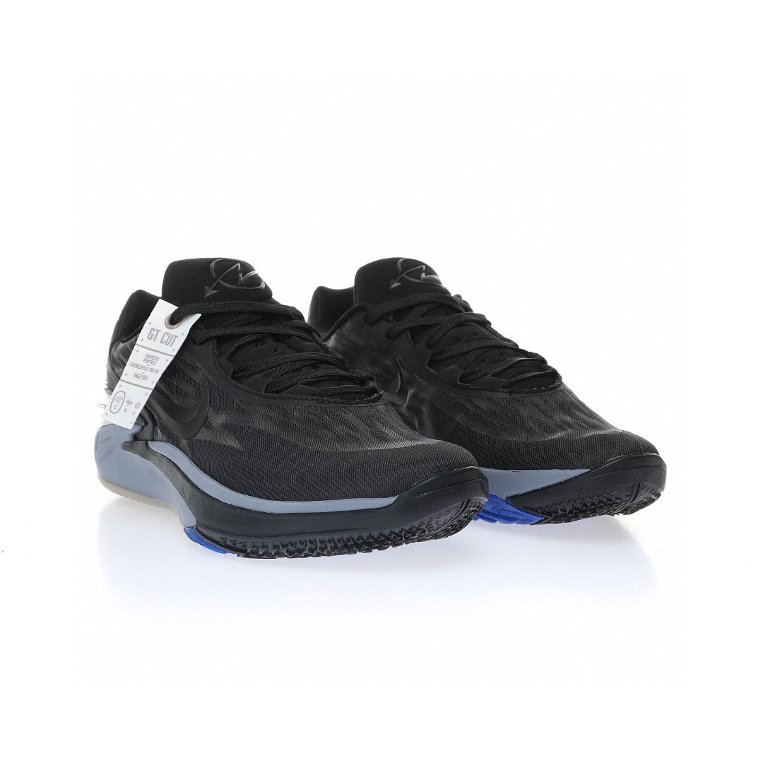Nike Air Zoom GT Cut 2 EP"Black/Racer Blue"超跑级2代低帮休闲运动篮球鞋“黑赛车蓝”