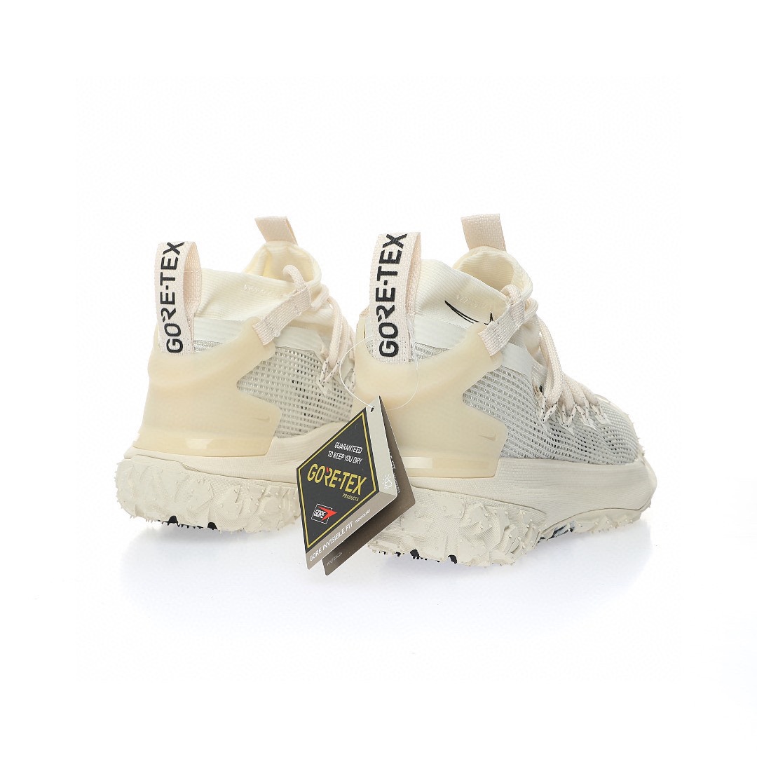 NIKE ACG Mountain Fly GTX SE Mid"Milky White/Black"ACG山脈2代系列中幫戶外登山越跑徒步休閒運動鞋「網布奶白黑」