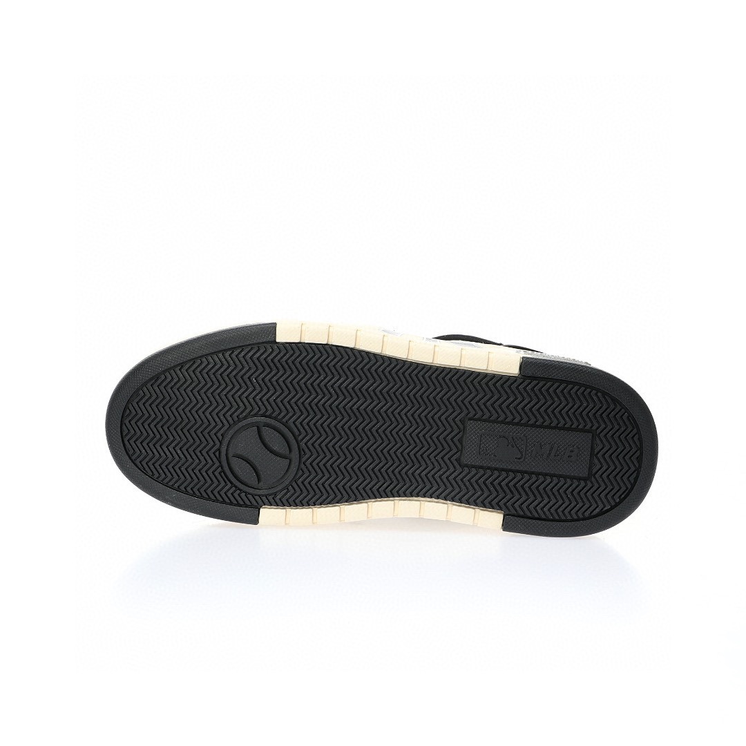 New York Yankees x MLB Chunky Liner Low 皮革米棕黑NY印花綁繩