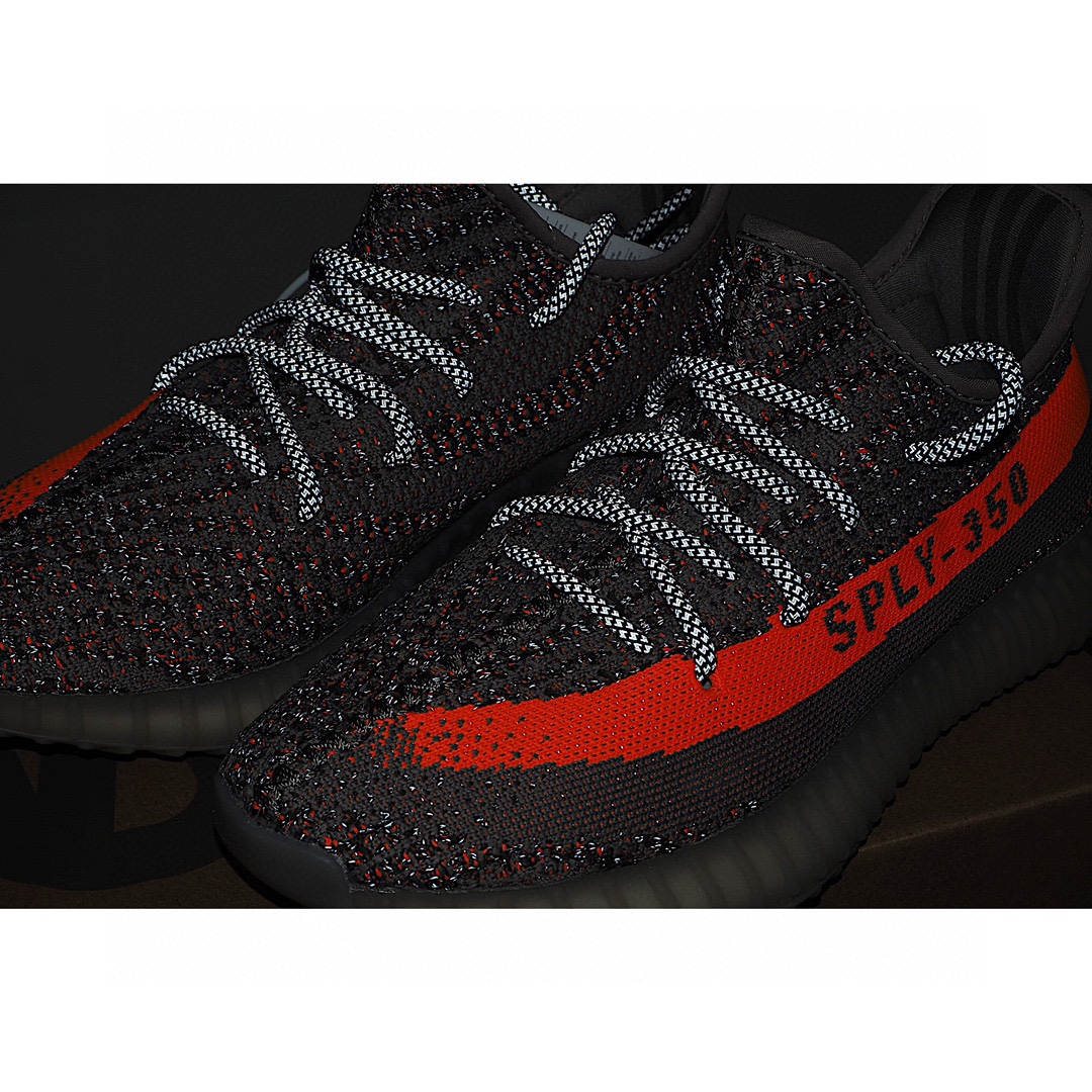 Adidas Boost 350V2 灰橙滿天星