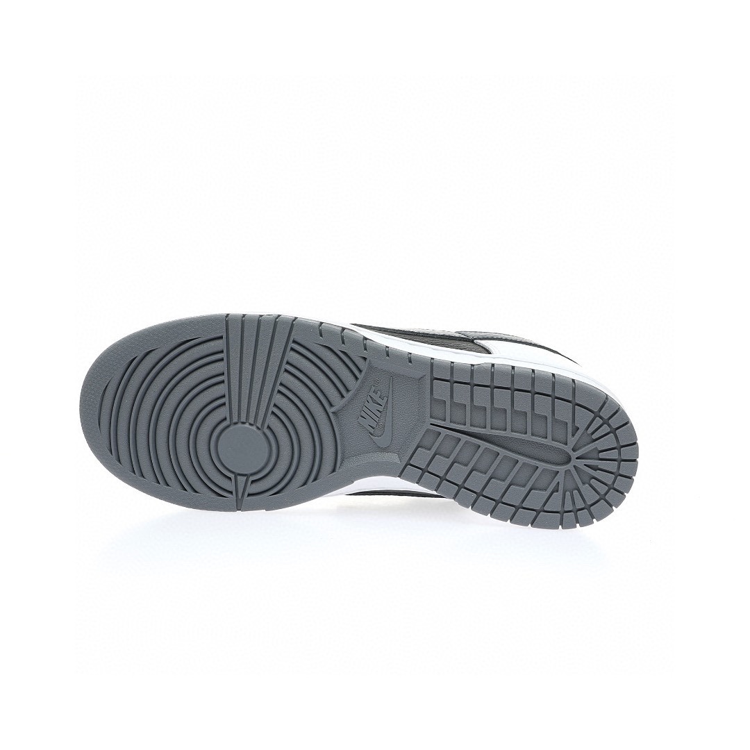 Dunk Low “拼接白黑灰”