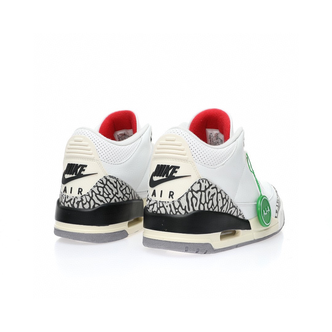 Air Jordan 3 白水泥爆裂紋氧化黃