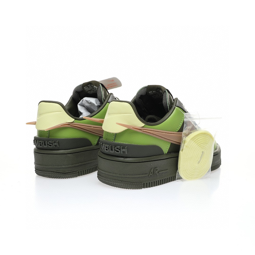 Nike Air Force 1 “聯名牛油果綠軍綠棕大鉤”