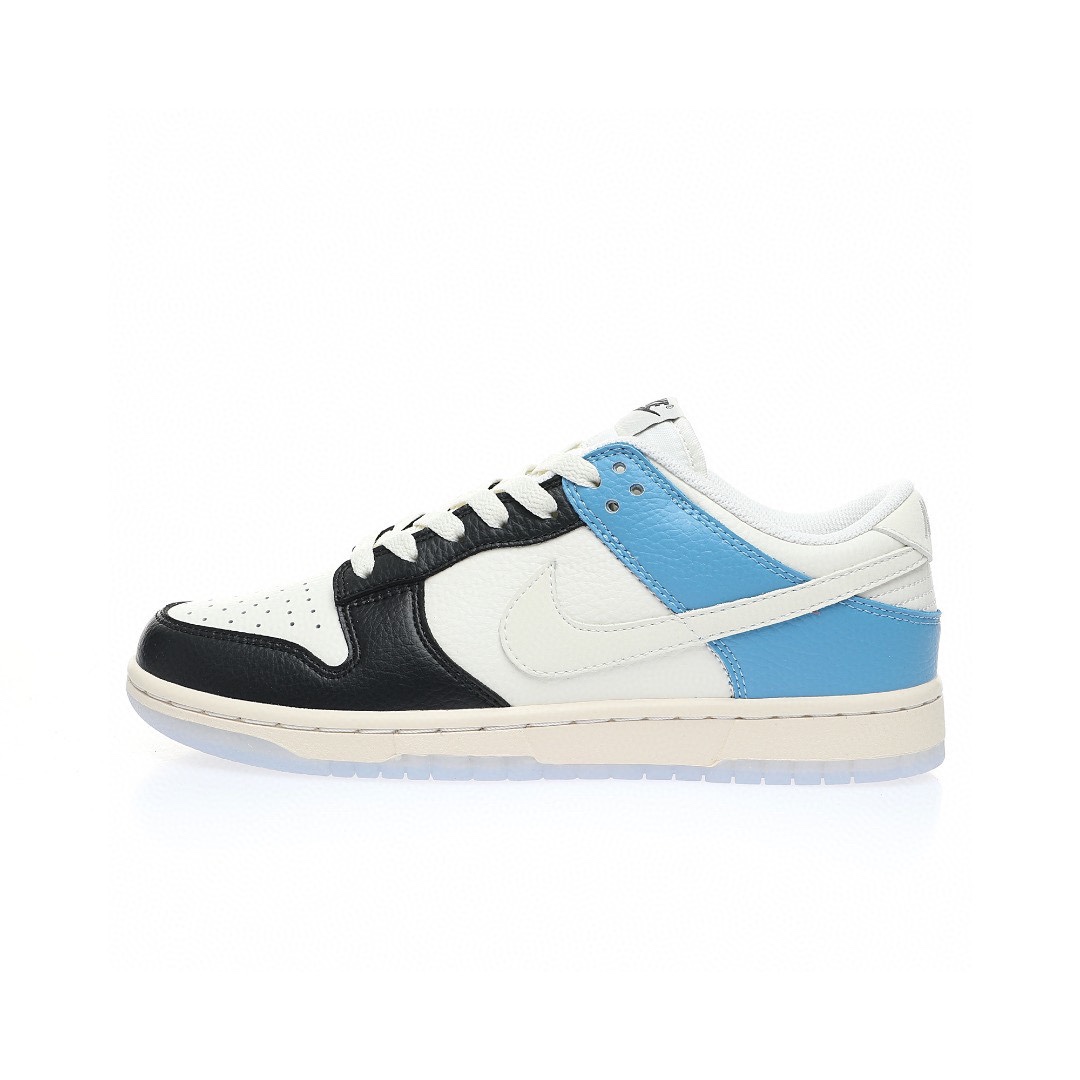 Dunk Low “拼接黑白藍小閃電”
