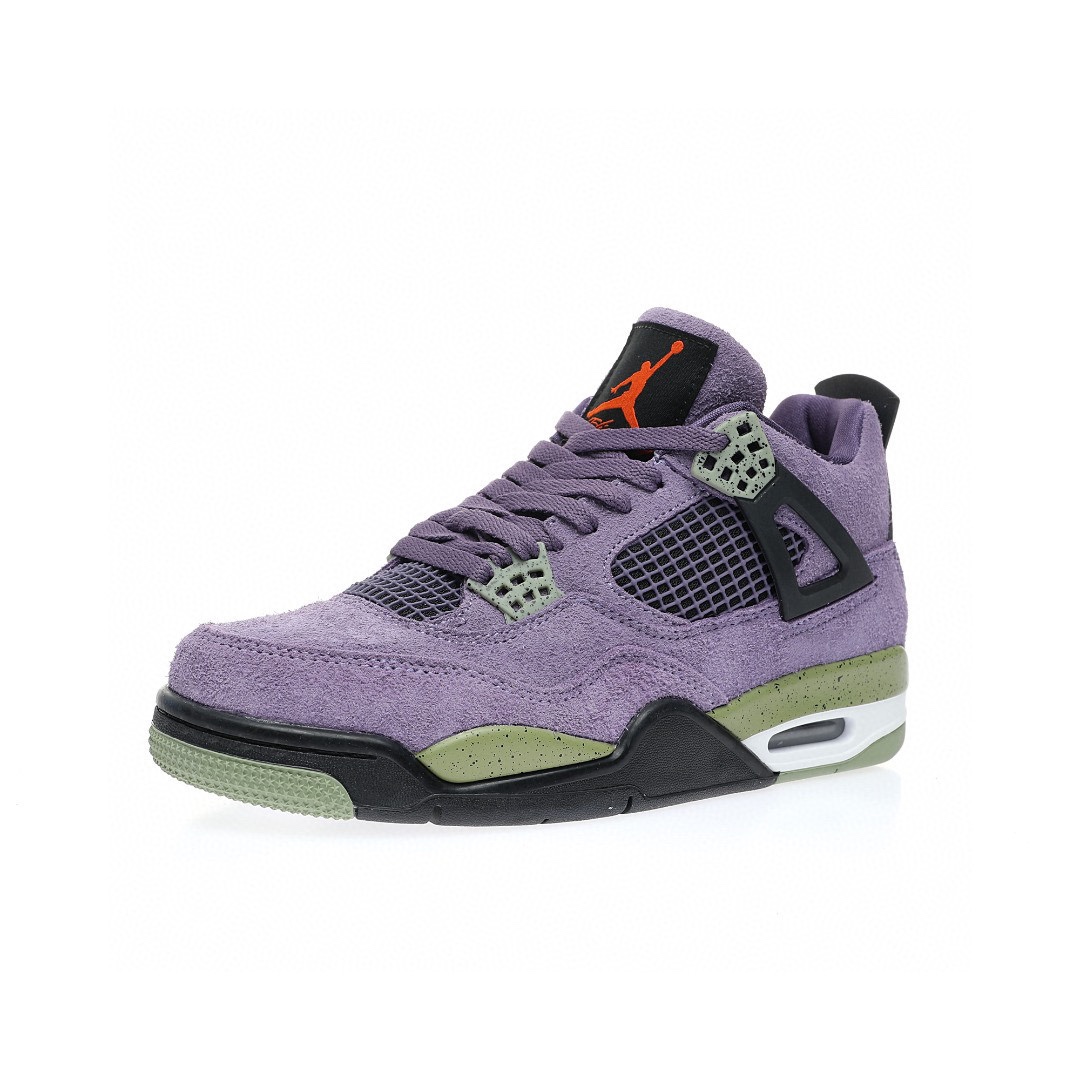 Nike Wmns Air Jordan 4 Retro"Canyon Purple"AJ4代麂皮紫小丑