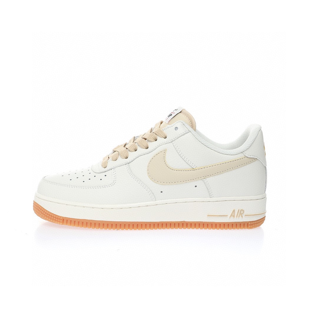 Nike Air Force 1 “皮革奶白奶油黃生膠底”
