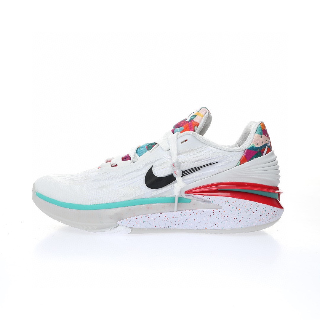 Nike Air Zoom GT Cut 2 EP"Leap High"超跑級2代低幫休閒運動籃球鞋「白綠紅兔年」