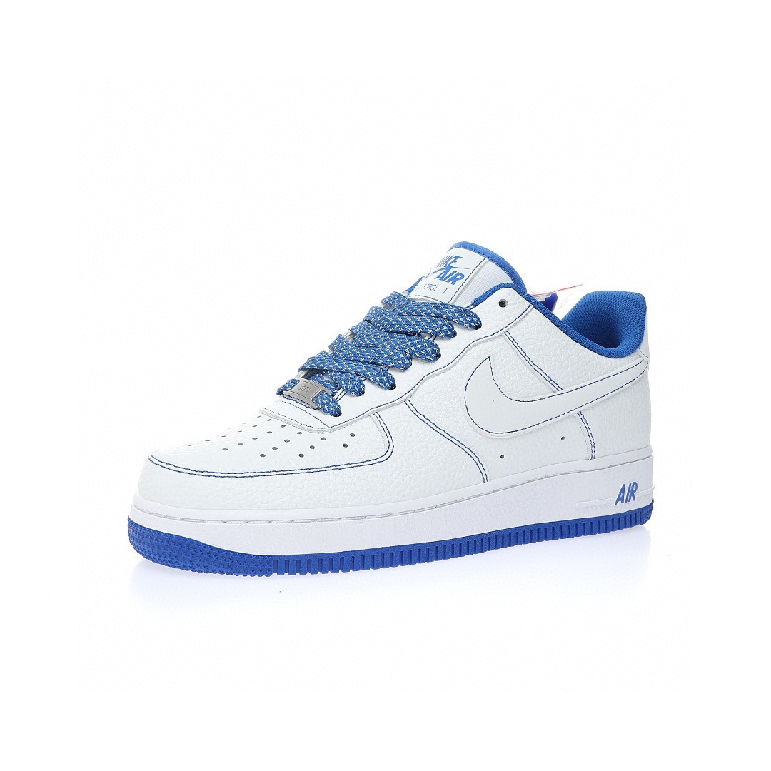 Nike Air Force 1 “皮革白皇家藍3M天使反光”