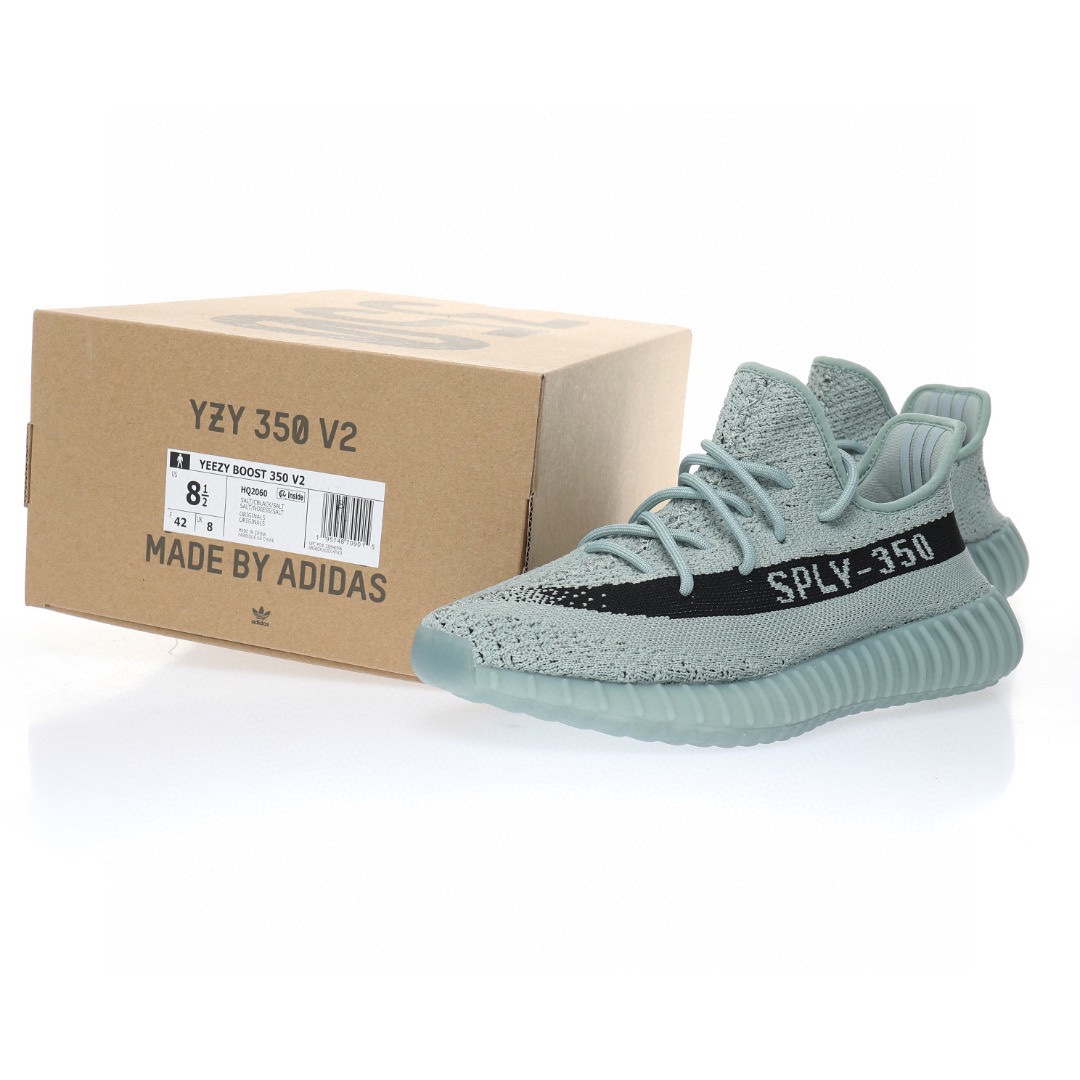 Kanye West x Adidas Yeezy Boost 350 V2"Jade/Black 「翠玉灰黑」