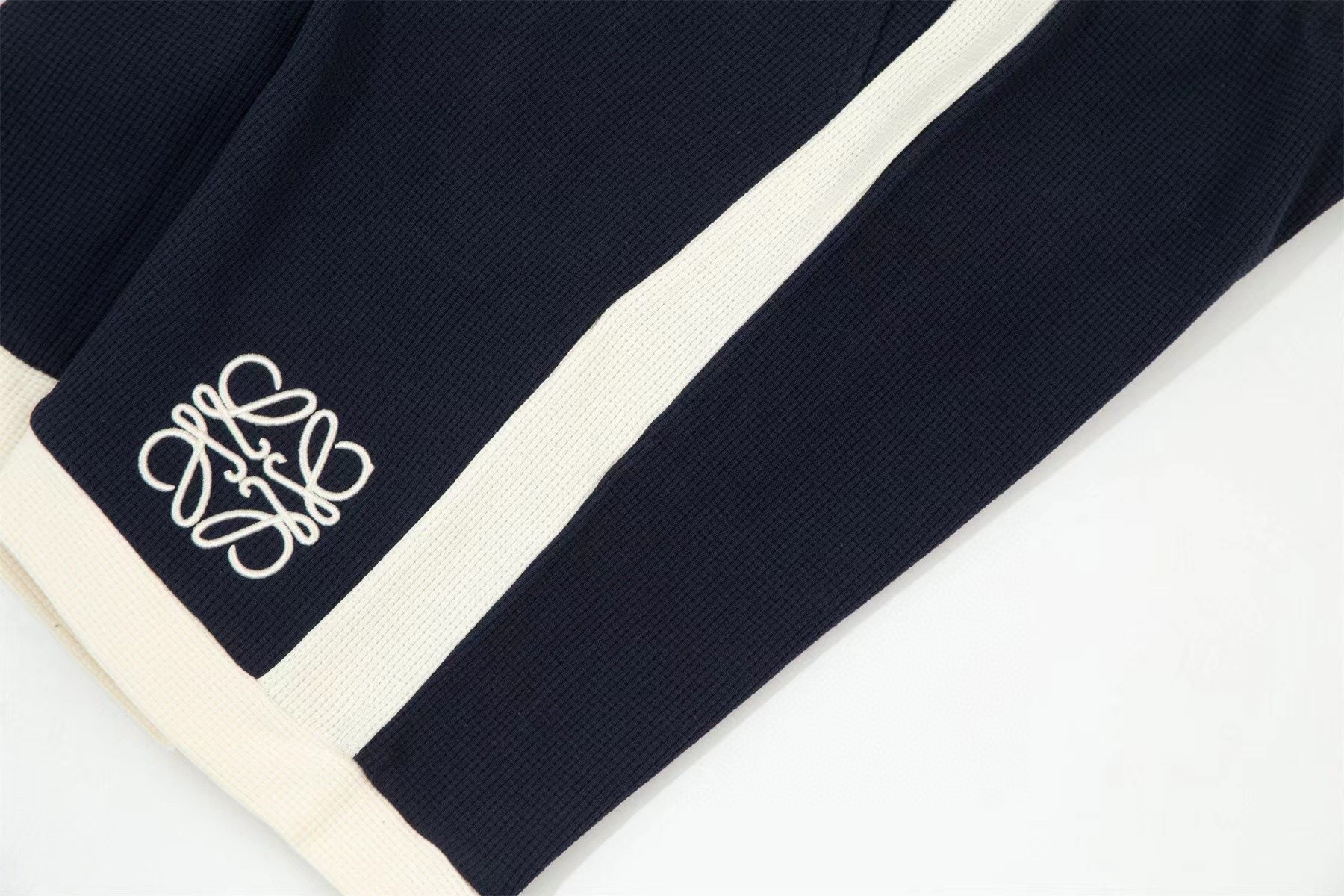 Z919  LOEWE夏季新款 2023專櫃定制華夫格純棉面料