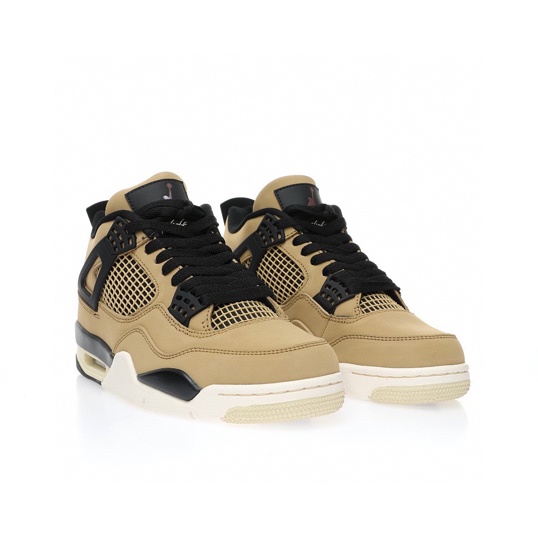 Nike Wmms Air Jordan 4 Retro"Mushroom"菇软木塞珍珠奶茶