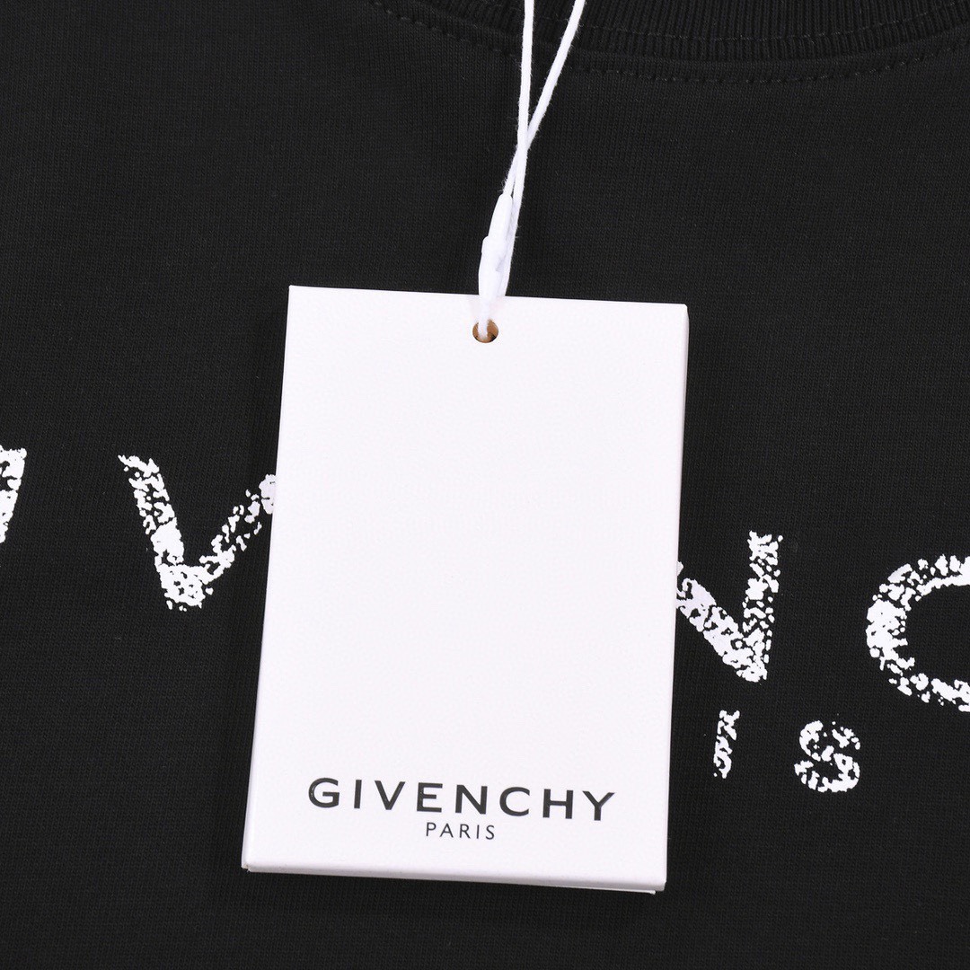 Givenchy 紀梵希 殘缺字母印花logo短袖T恤
