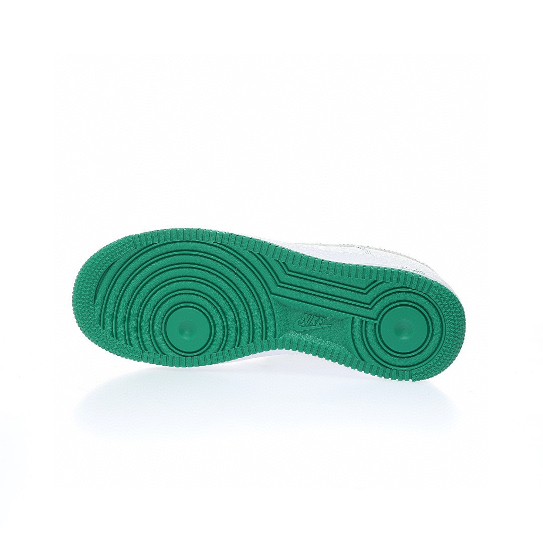 Nike Air Force 1 “皮革白深綠3M天使反光”