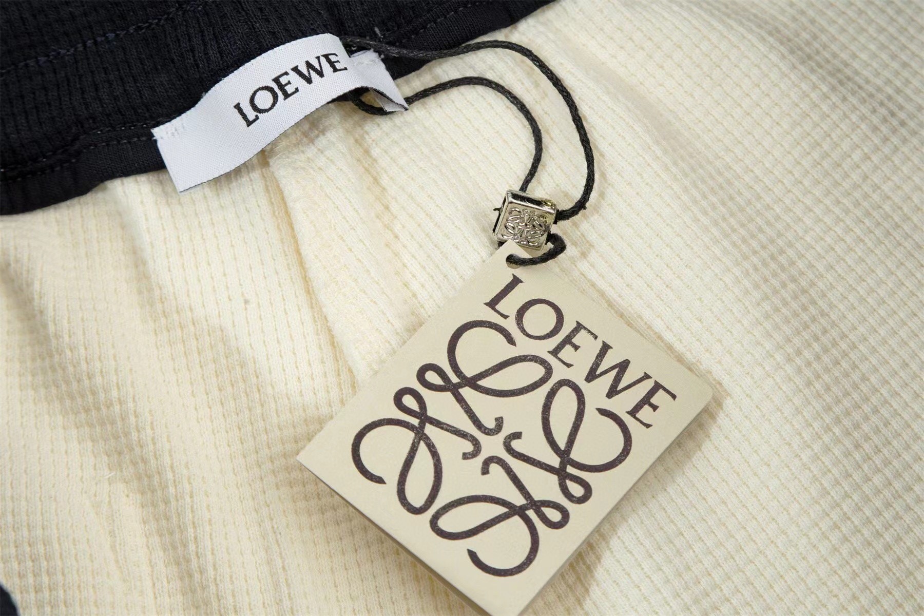 Z919  LOEWE夏季新款 2023專櫃定制華夫格純棉面料