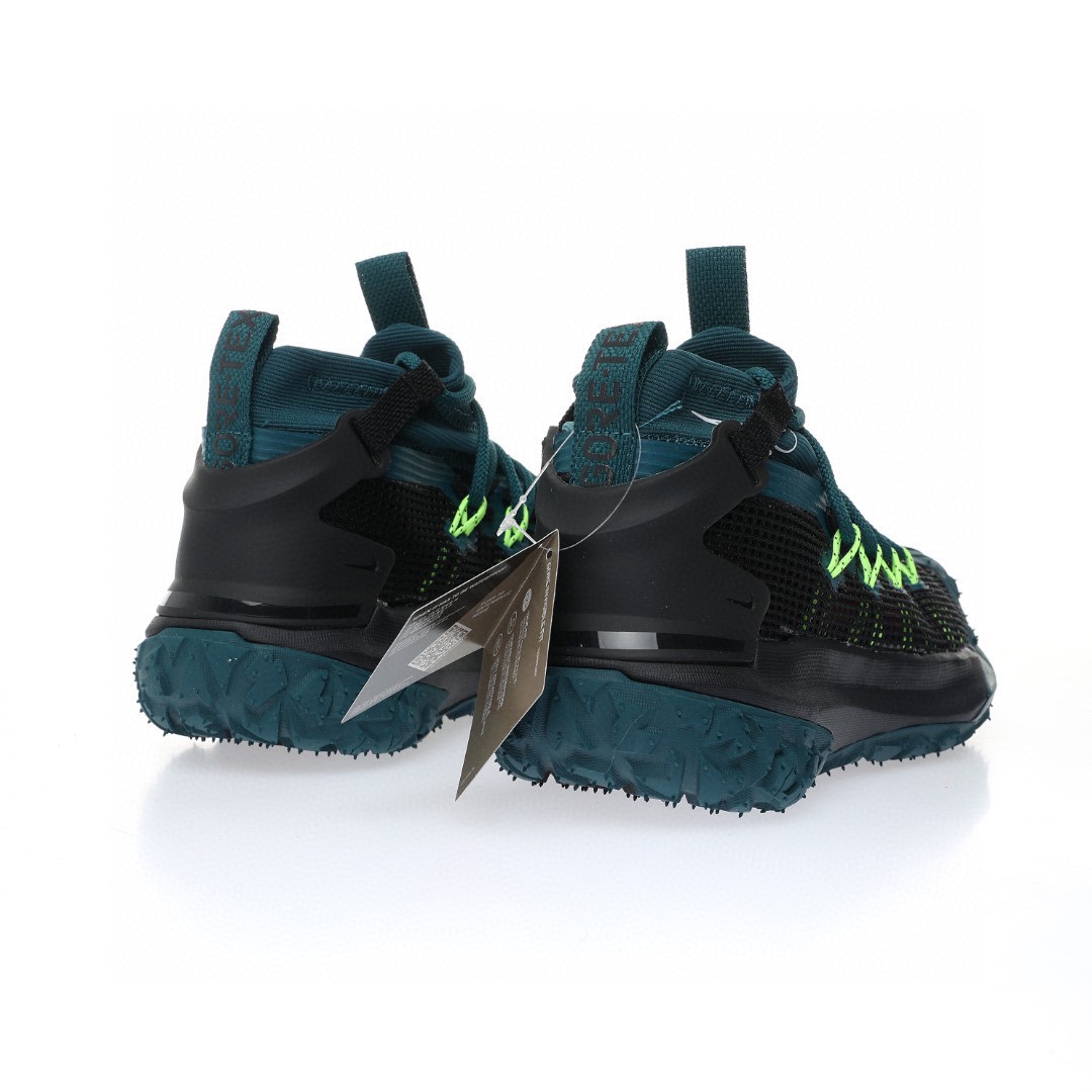 NIKE ACG Mountain Fly GTX SE Mid"Black/Volt"ACG山脈2代系列中幫戶外登山越跑徒步休閒運動鞋「網布黑石綠螢光綠」