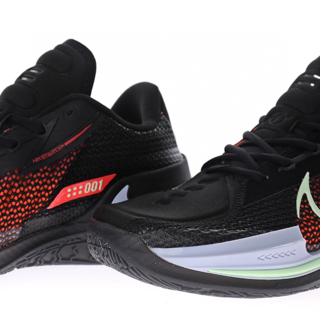 GT Cut"Black/Crimson Green"超跑級低幫休閒運動籃球鞋「黑紅淺紫薄荷綠」