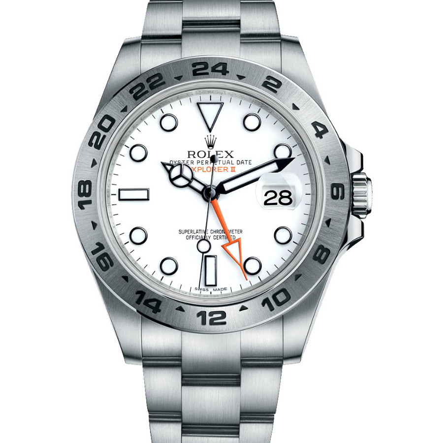 【ROLEX】(ロレックス)エクスプローラーIIホワイトダイヤルメンズウォッチ216570-0001
