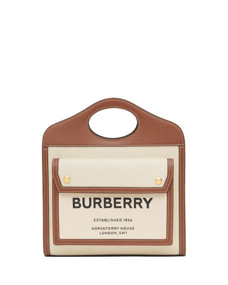 【Burberry】ミニツートンハンドバッグ
