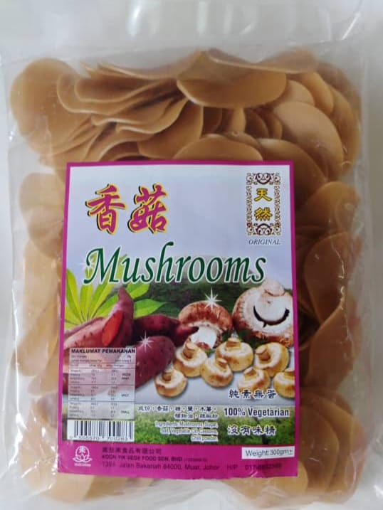香菇素蚱餅生片 (MUSHROOMS Mushroom Vegetarian Raw Crackers)