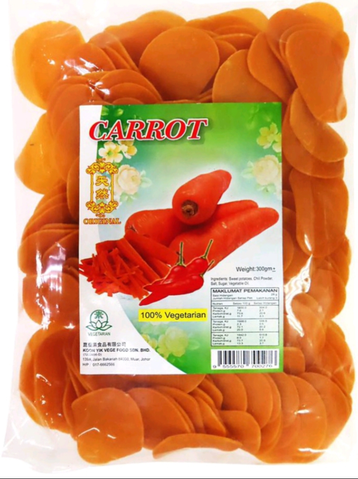 萝卜素蚱餅生片 (CARROT Carrot Vegetarian Raw Crackers)