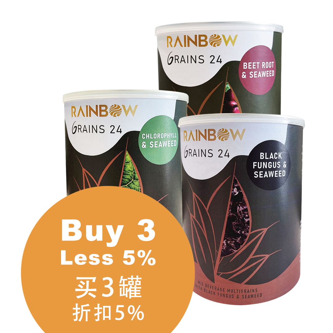 彩虹24谷粮 (买3罐折扣5%） Rainbow 24 Grains (Buy 3 less 5%)