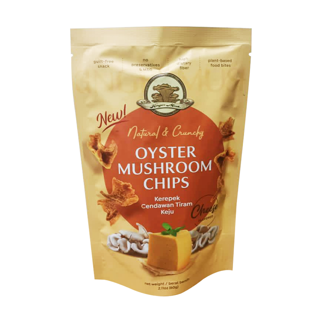 金格蘑菇鮮脆片（乳酪口味） Kinger Mush Oyster Mushroom Chips (Cheese Flavoured)