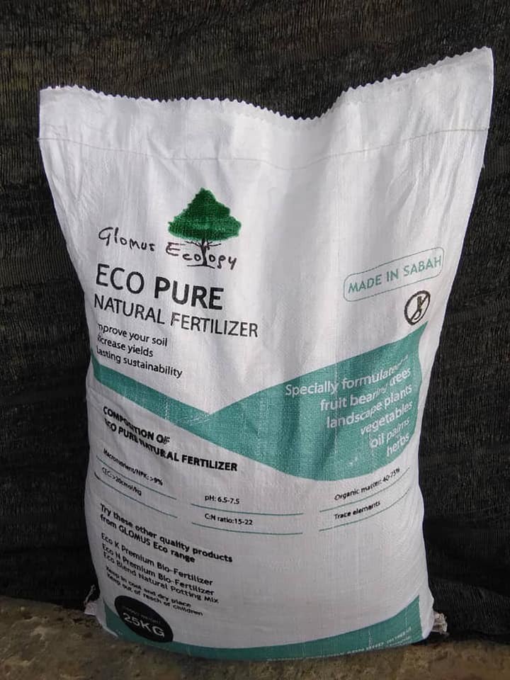 天然有机肥料 (Eco Pure  Organic Fertilizer) -25kg