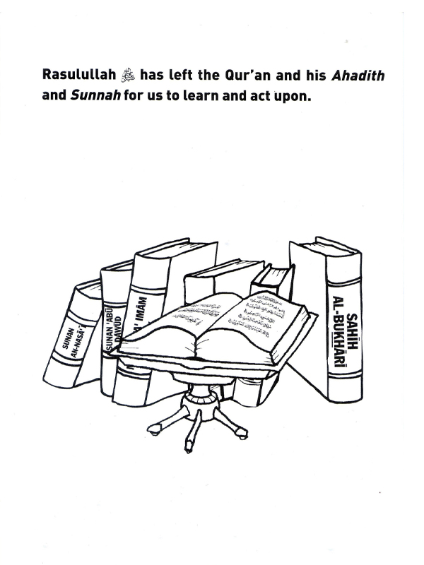 The Life and Saying of Rasulullah s.a.w. (Colouring Book with Stickers