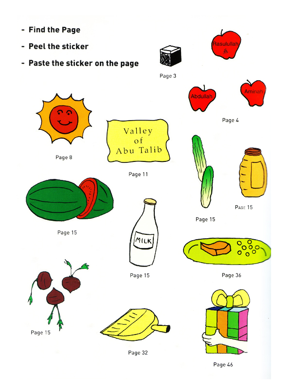 The Life and Saying of Rasulullah s.a.w. (Colouring Book with Stickers