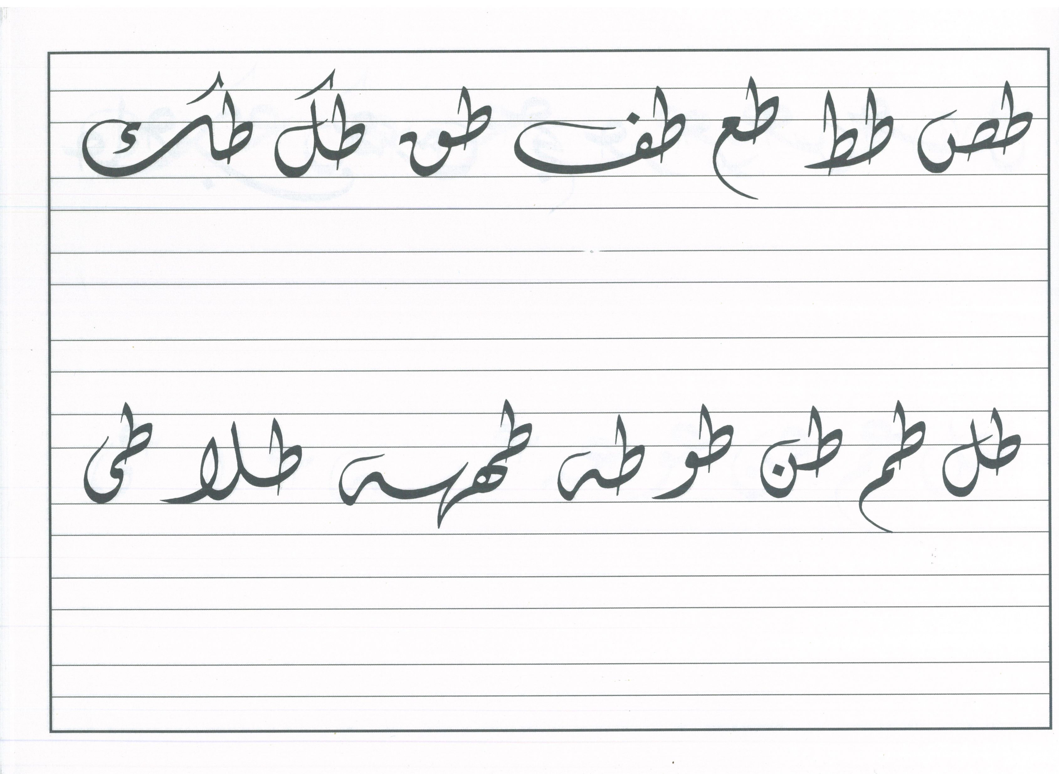 The Art of Arabic Calligraphy (Diwani)
