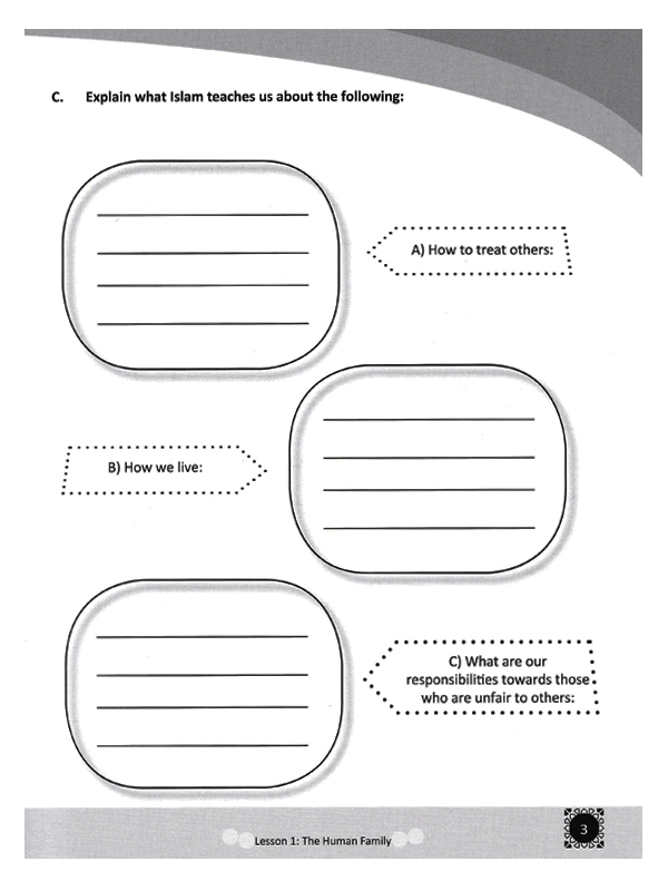 Teachings of the Qur’an Vol 3 Workbook