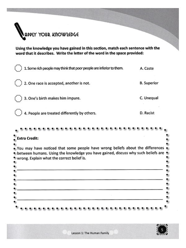 Teachings of the Qur’an Vol 3 Workbook