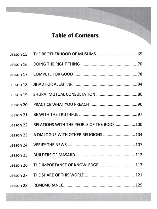 Teachings of the Qur’an Vol 3 Workbook