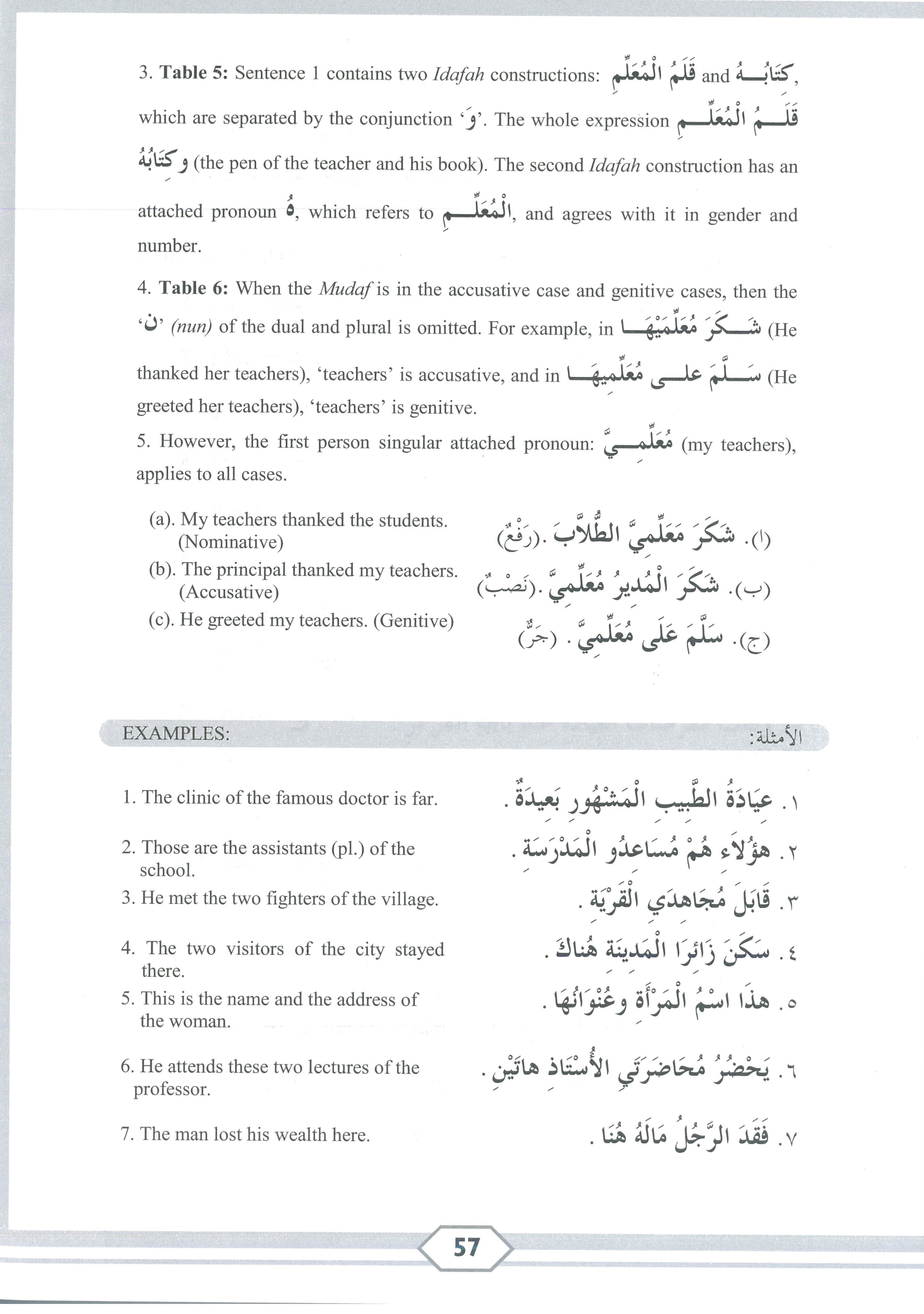 Second Steps In Arabic Grammar