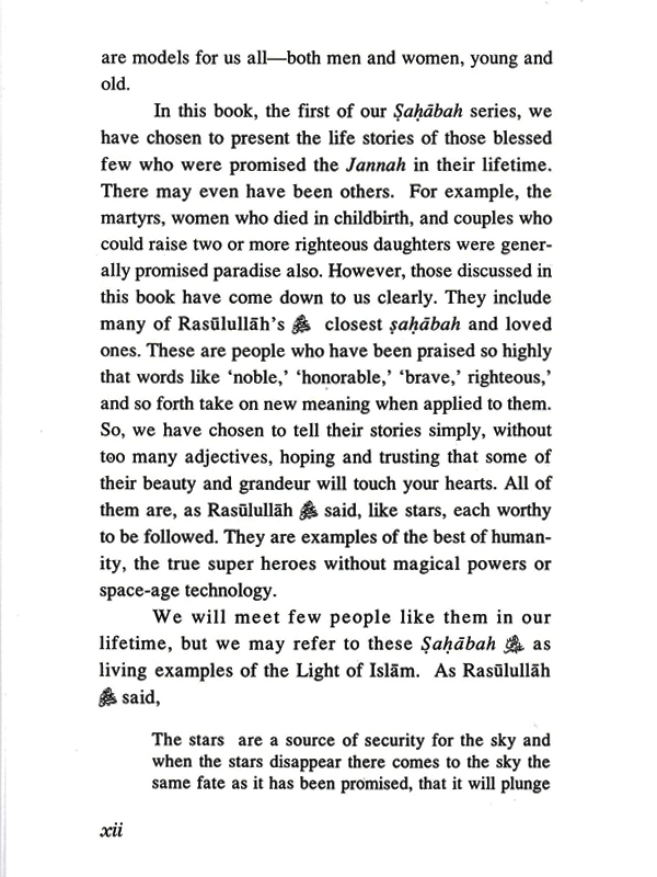 Stories of Sahabah Vol 1 : Those Promised Paradise