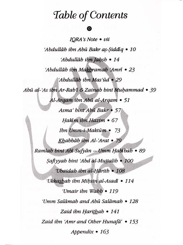 Stories of Sahabah Vol 2 : The First Ones