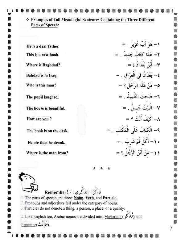 First Steps In Arabic Grammar