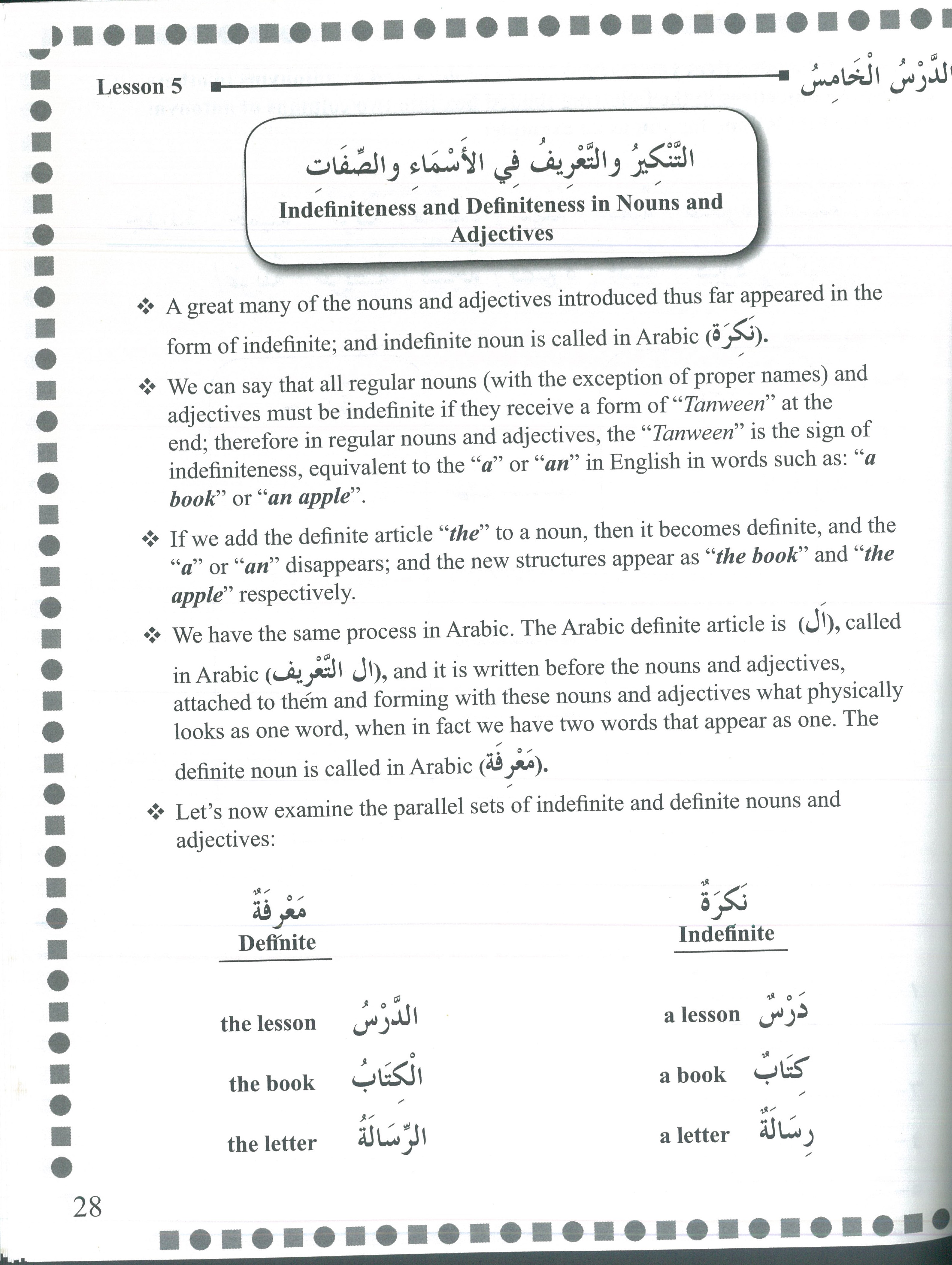 First Steps In Arabic Grammar