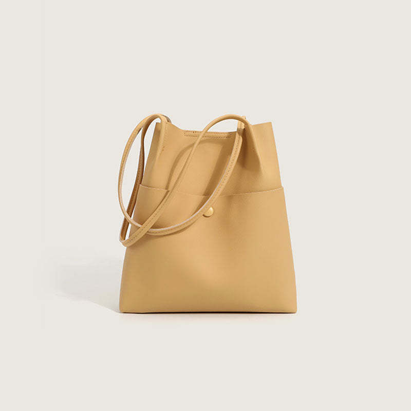 Women's Long Strap Tote Bags in Vegan Leather