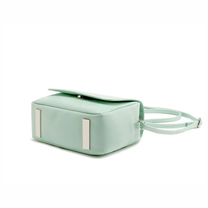 Women's Mint Green Crossbody Bags in Vegan Leather