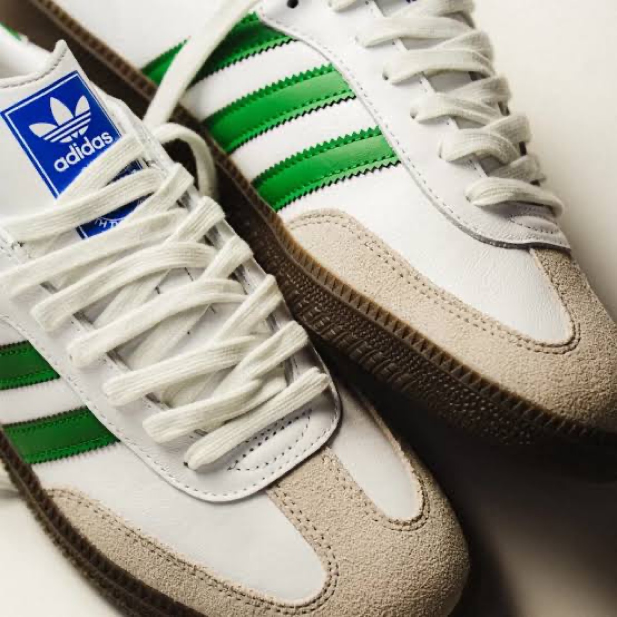 adidas Samba OG “Footwear White/Green”