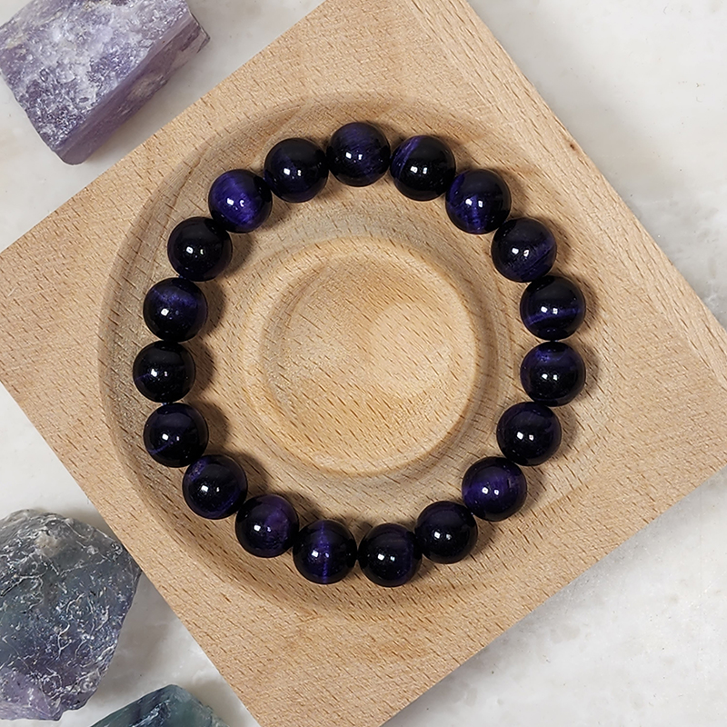 SG LOCAL - AURA HAVEN Purple Tiger Eye Bracelet