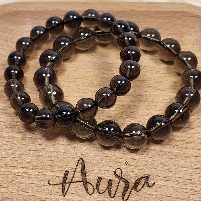 SG LOCAL - AURA HAVEN Premium Grade Smoky Quartz Bracelet