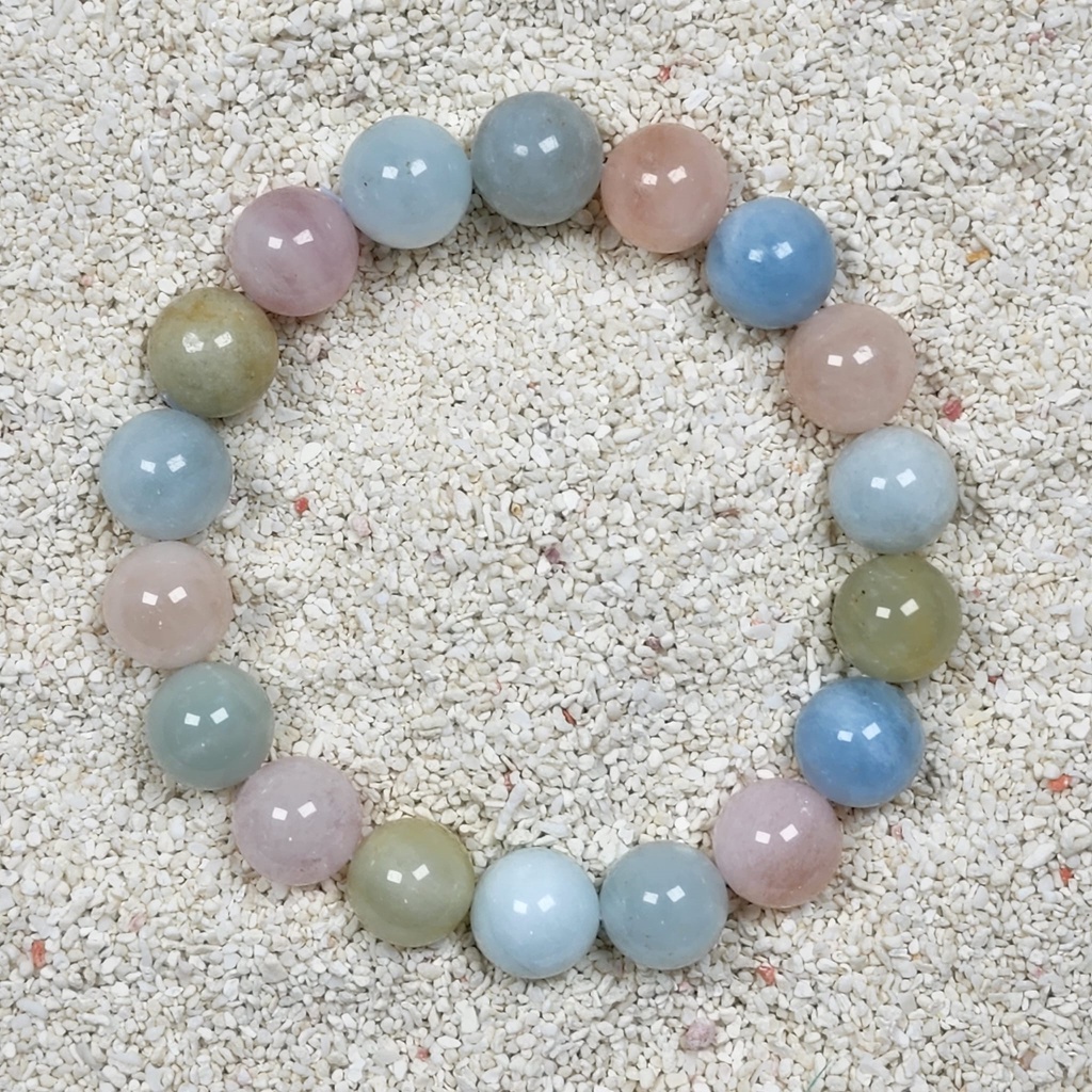 SG LOCAL - AURA HAVEN Premium Morganite Bracelet