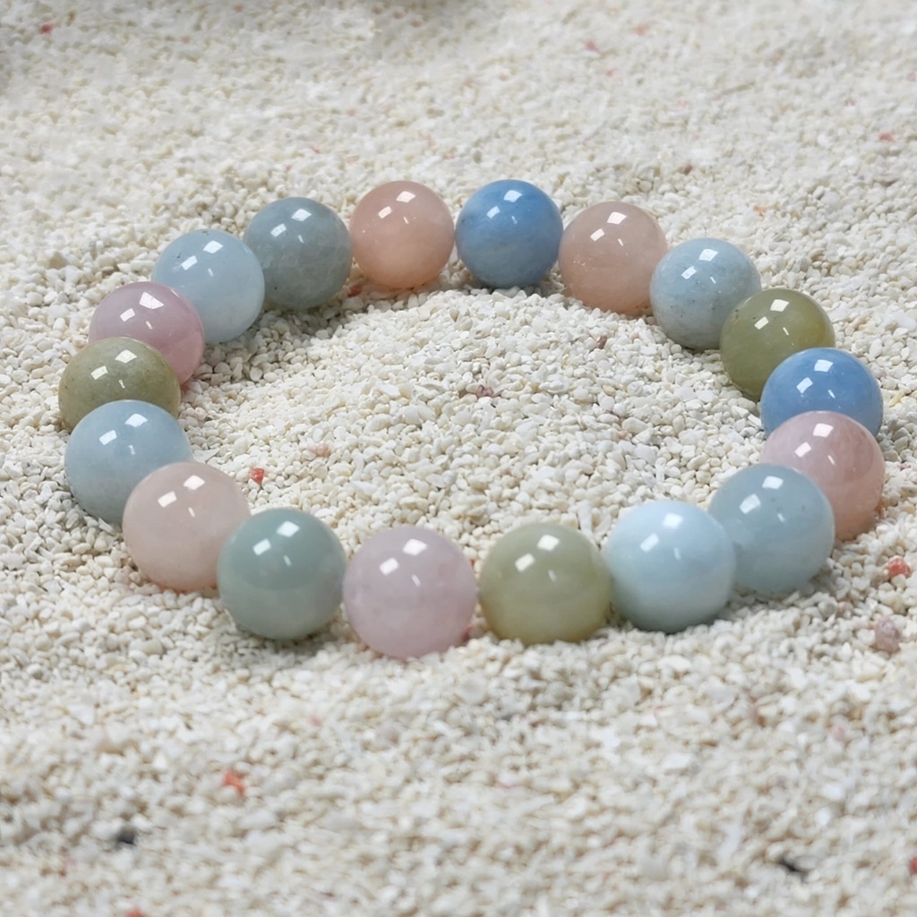 SG LOCAL - AURA HAVEN Premium Morganite Bracelet