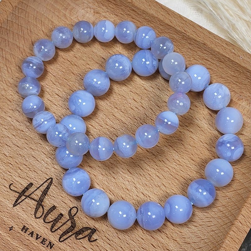 SG LOCAL - AURA HAVEN Blue Lace Agate Bracelet