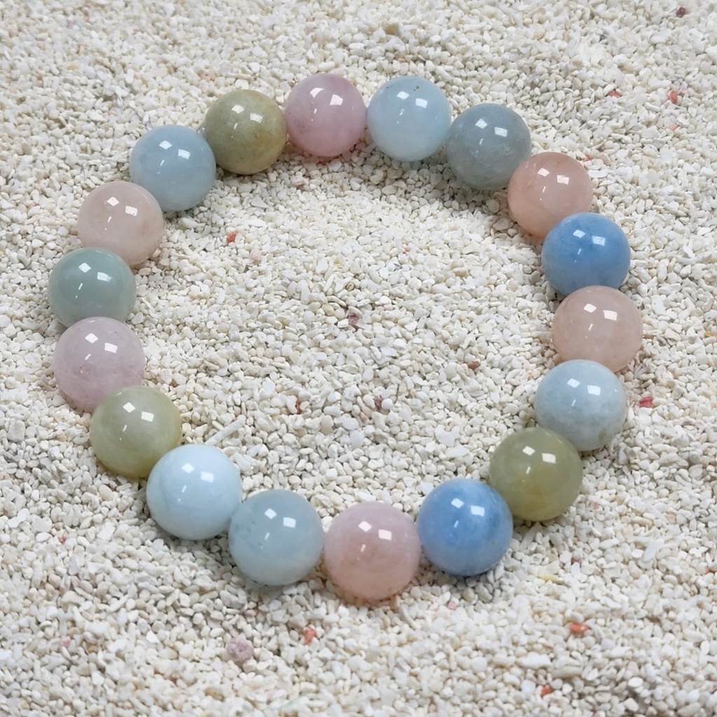 SG LOCAL - AURA HAVEN Premium Morganite Bracelet